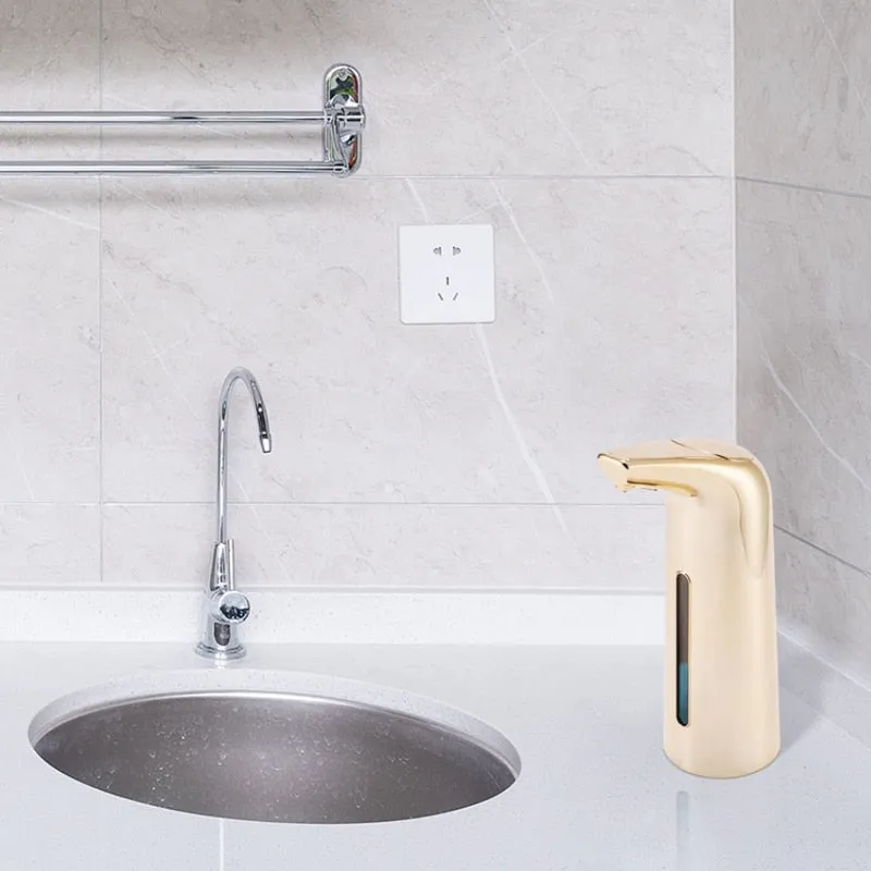 400ML Automatic Hands Free Soap Dispenser With Infrared Touchless Liquid Smart Sensor .